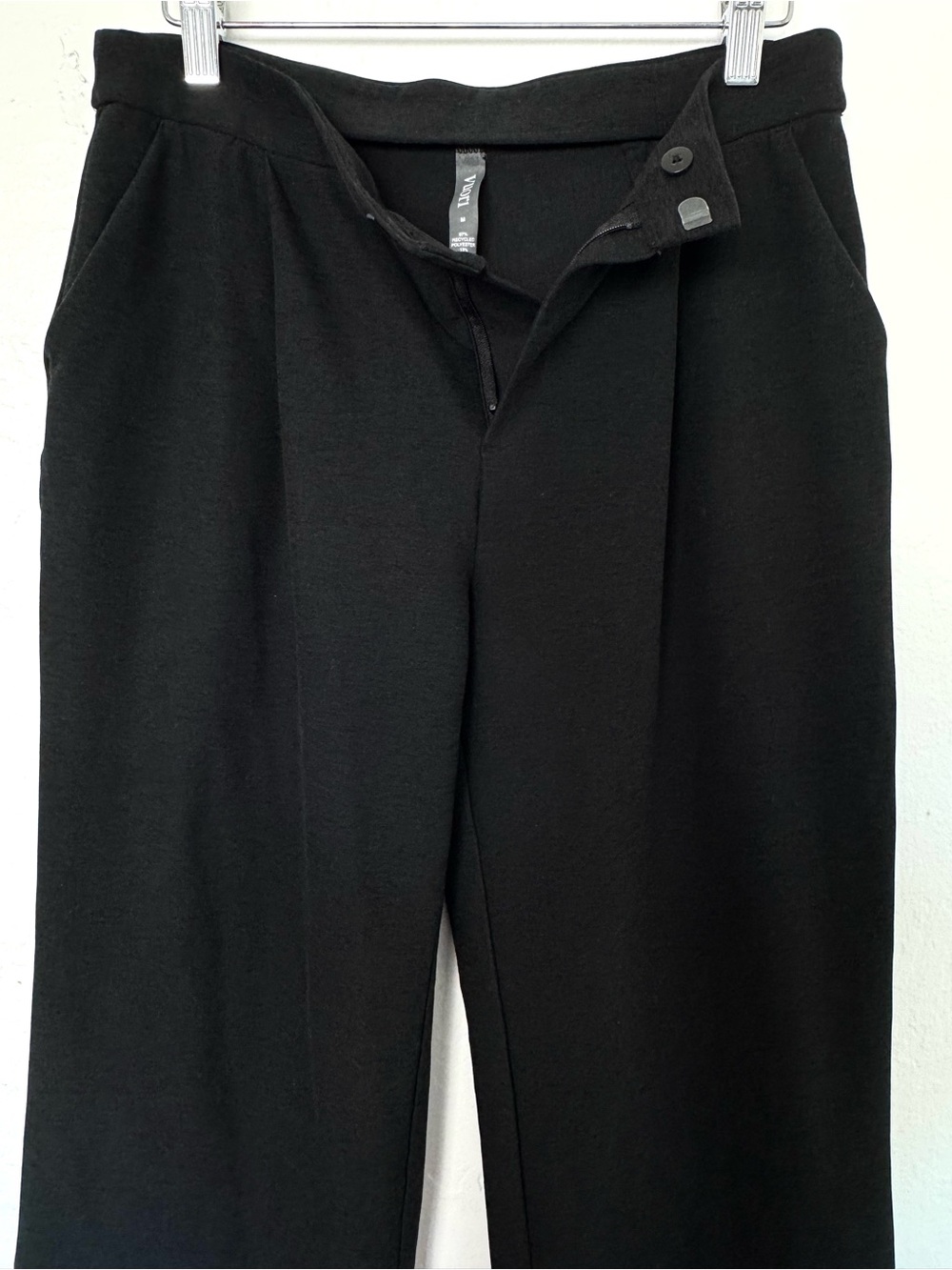 Vuori Elevation Trouser Black Heather Wide-Leg Relaxed Pants Medium - Picture 6 of 12